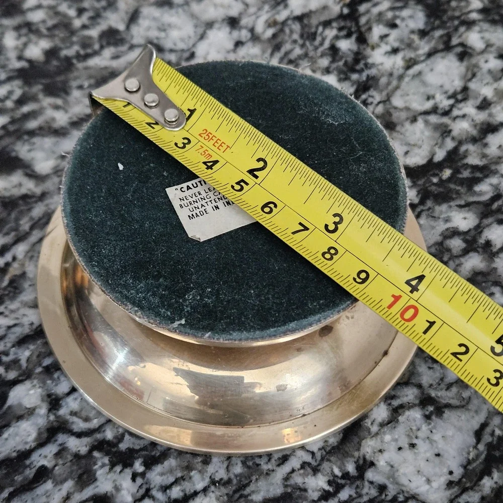 Vintage brass candleholder‎ metal